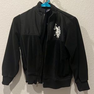 Boys Black US Polo Assn. Jacket Size 7